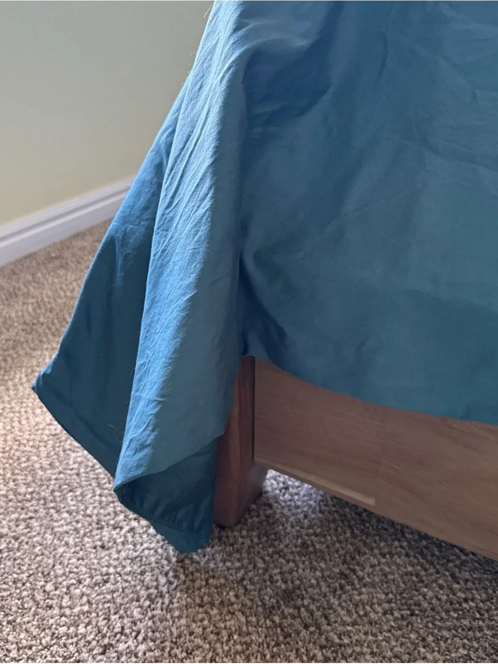 Mildly Teal Blue Cotton Duvet Cover Set – Ultra Soft Bedding king size